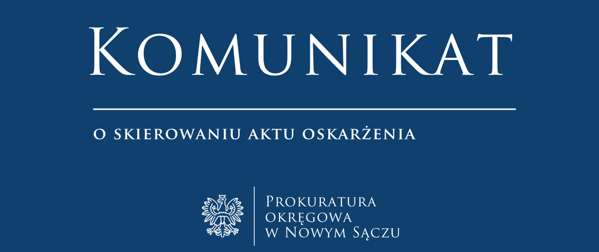 PO NSacz - Akt oskarżenia