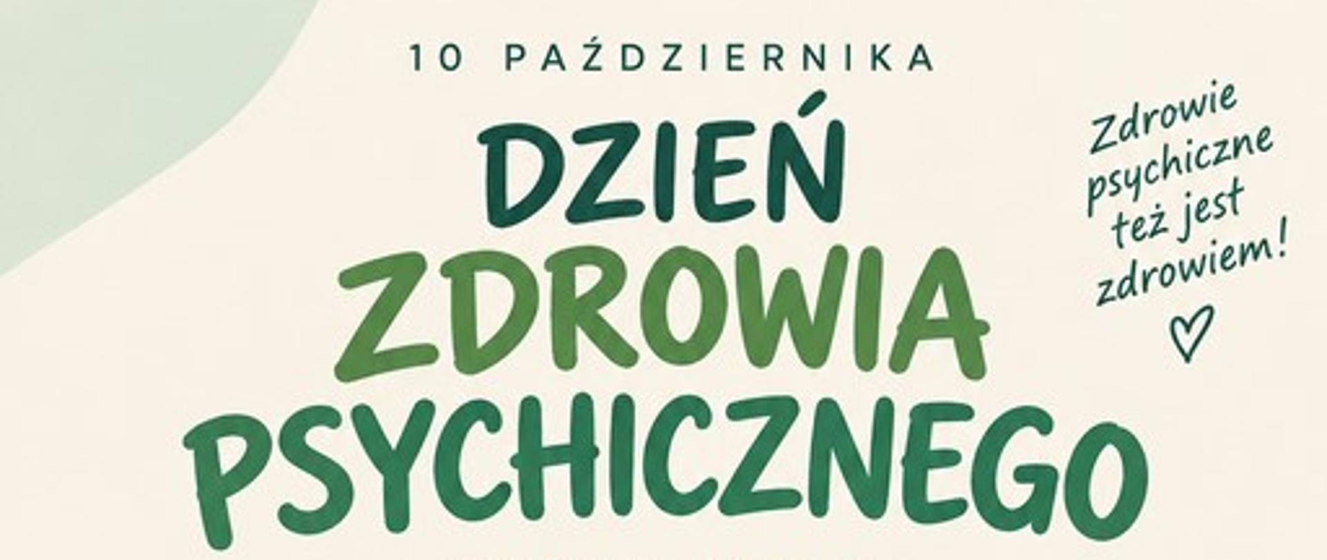 DZIEŃ ZDROWIA PSYCHICZNEGO