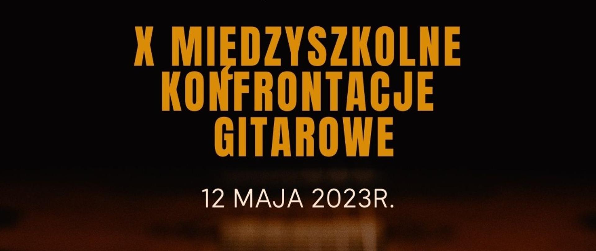 Gryf Gitary, żółte napisy