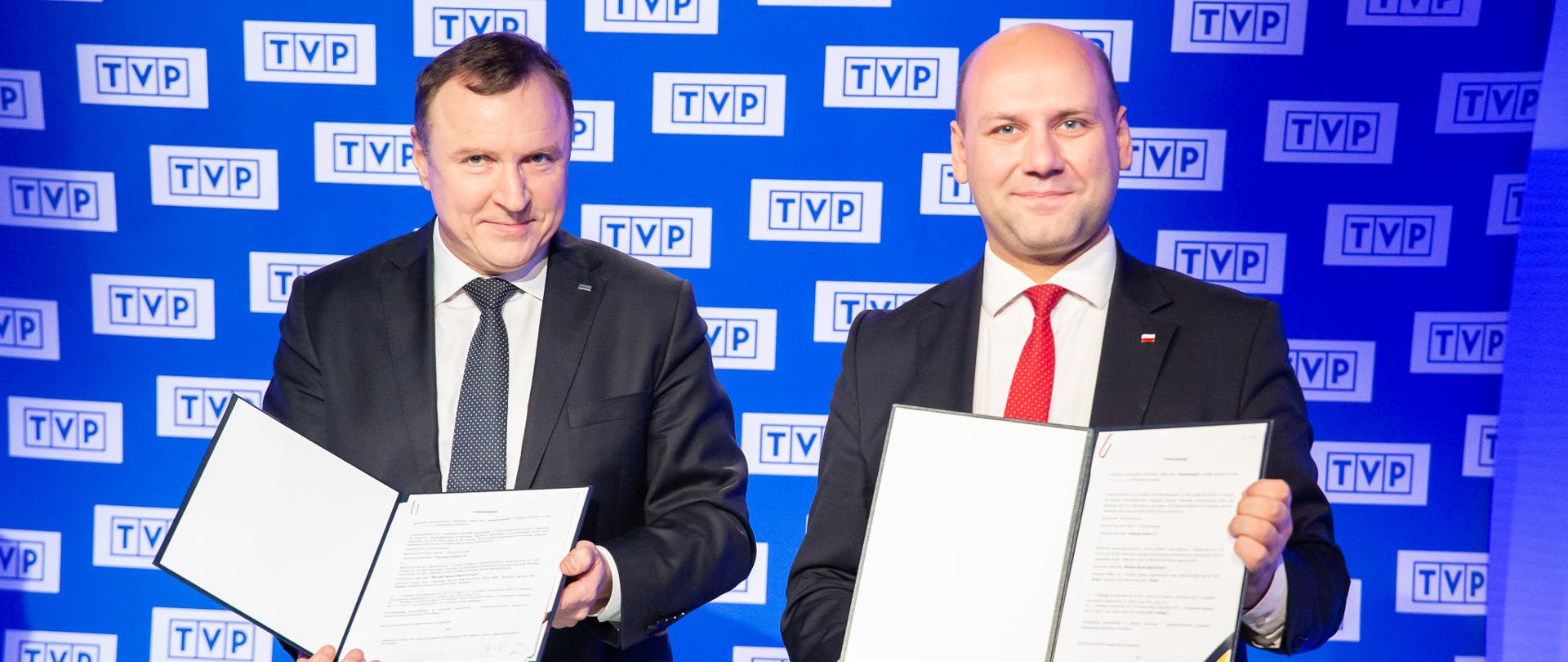 Podpisanie porozumienia pomiędzy MSZ a Telewizją Polską w sprawie TVP Wilno