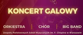 Grafika - Jubileusz 140 lat Szkoły - Koncert Galowy