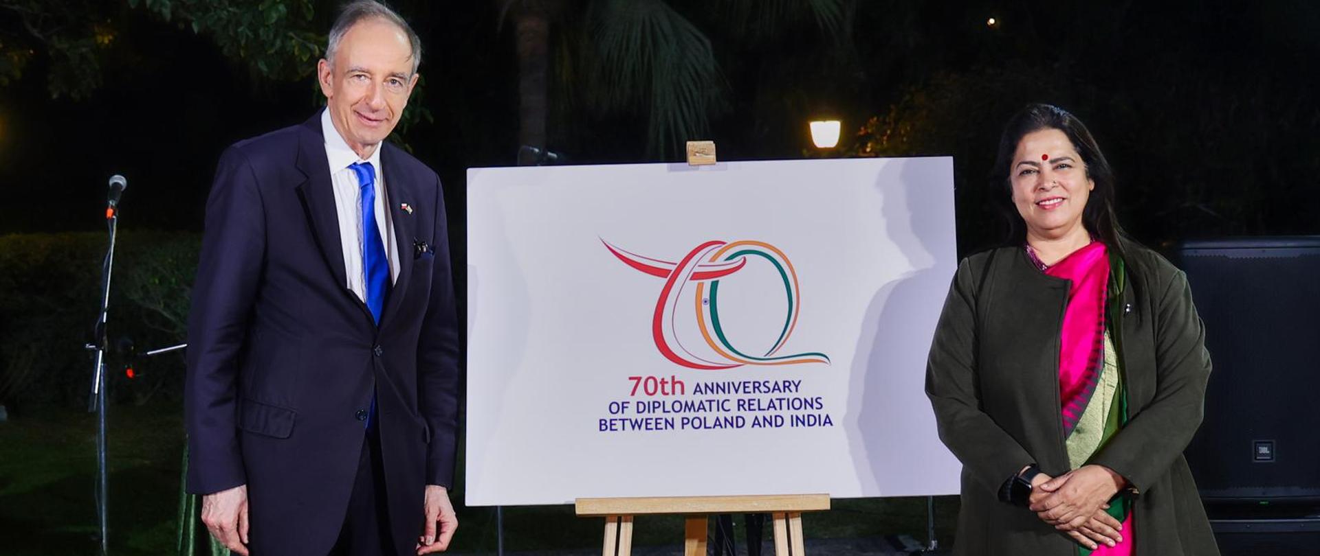 Przyjęcie z okazji 70-lecia nawiązania stosunków dyplomatycznych pomiędzy Polską a Indiami2