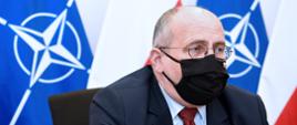 Wideokonferencja ministerialna Rady Północnoatlantyckiej NATO z udziałem ministra Zbigniewa Raua