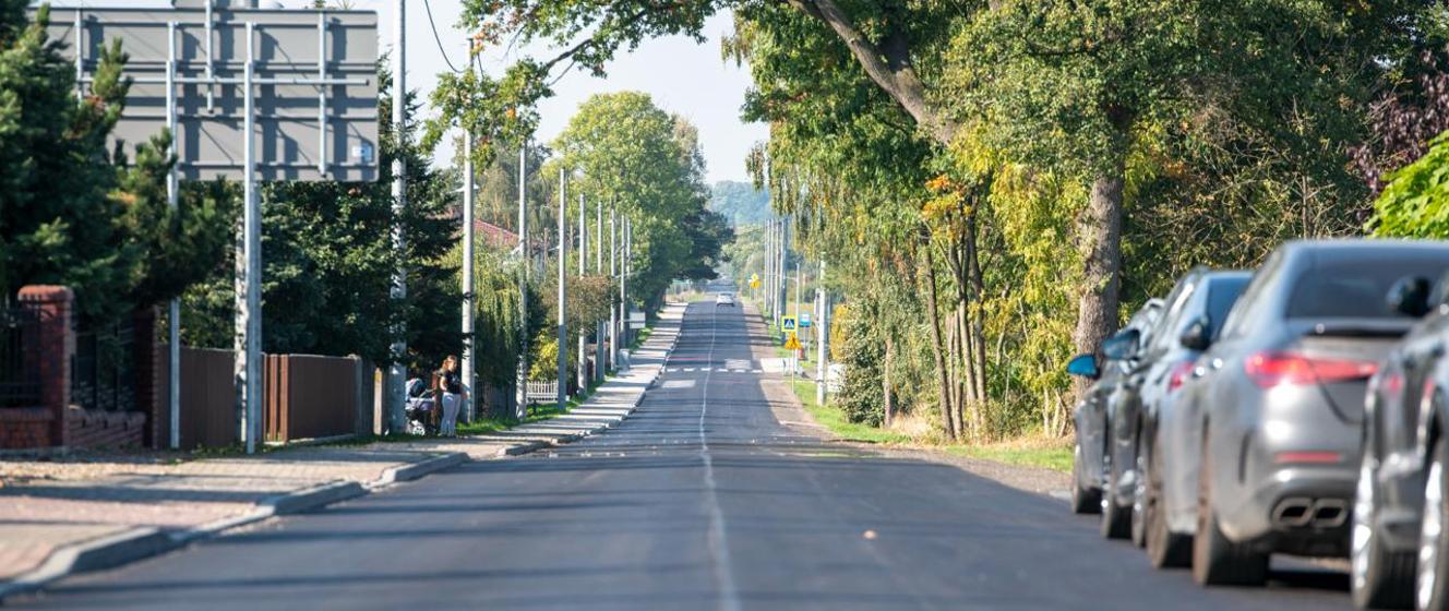 Otwarcie przebudowanej drogi powiatowej w Chruścińskich