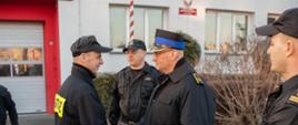 Pożegnanie strażaka odchodzącego na zaopatrzenie emerytalne (5.02.2025 r.)