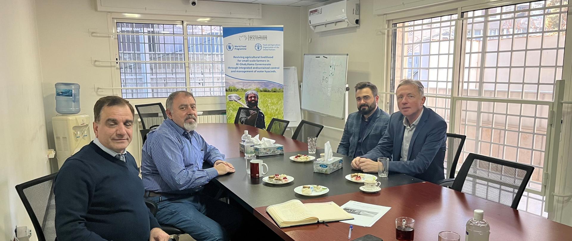 Spotkanie z kierownictwem FAO Syria