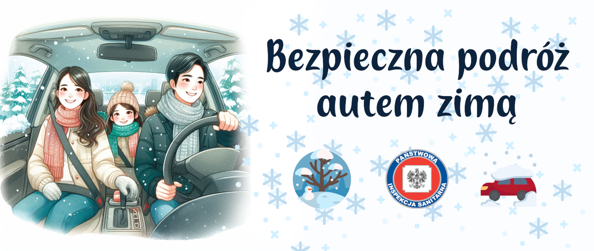 Bezpieczna podróż autem zimą