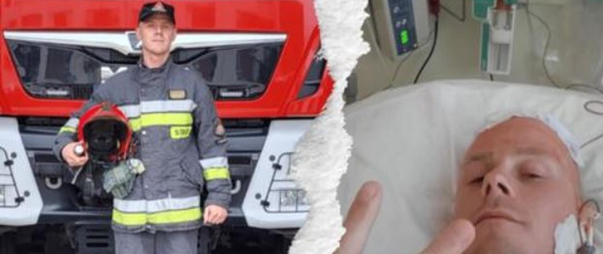 Zbiórka pieniędzy na leczenie mł. ogn. Pawła Szulca