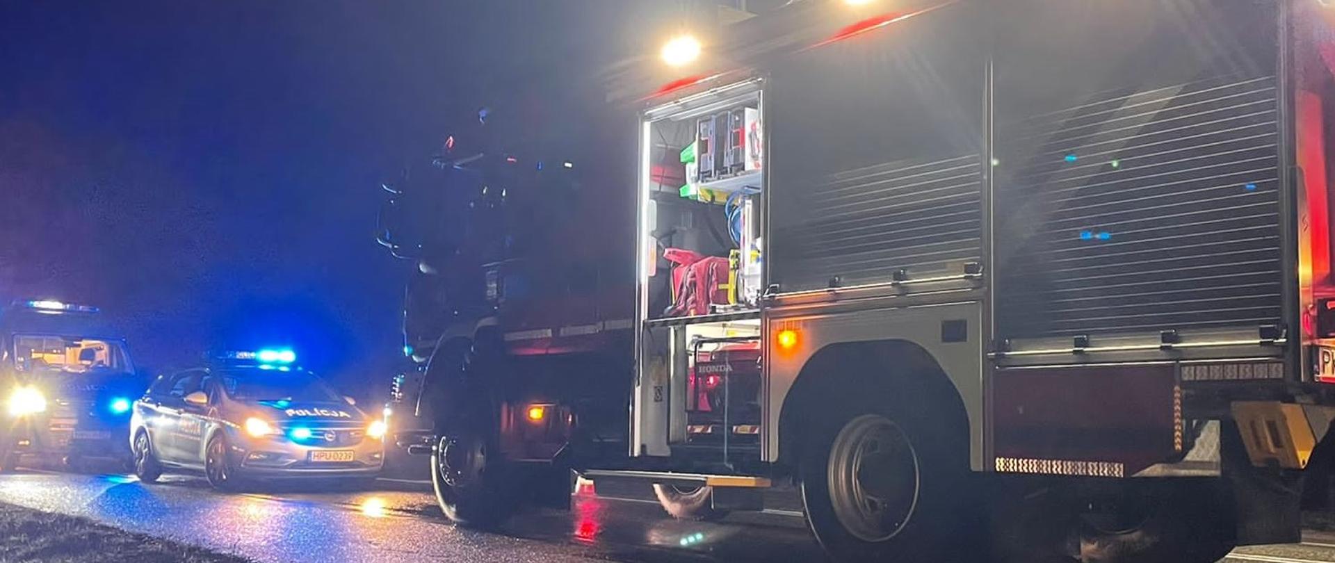 PRZYCIŚNIĘCIE OSOBY PRZEZ ELEMENT POJAZDU CIĘŻAROWEGO [07.11.2023]