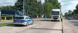 Miejsce zatrzymania do kontroli nietrzeźwego kierowcy ciężarówki przez patrol podlaskiej Inspekcji Transportu Drogowego.