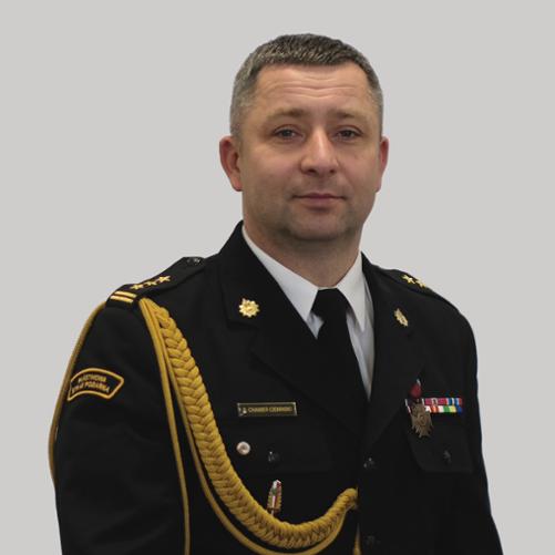 st. bryg. Błażej Chamier Cieminski Zastępca Pomorskiego Komendanta Wojewódzkiego