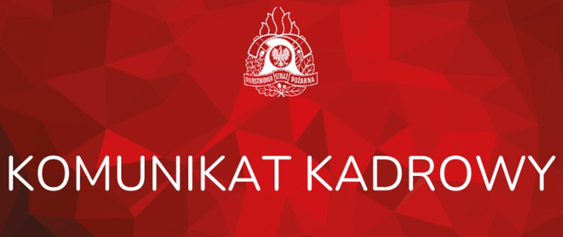 Komunikat kadrowy