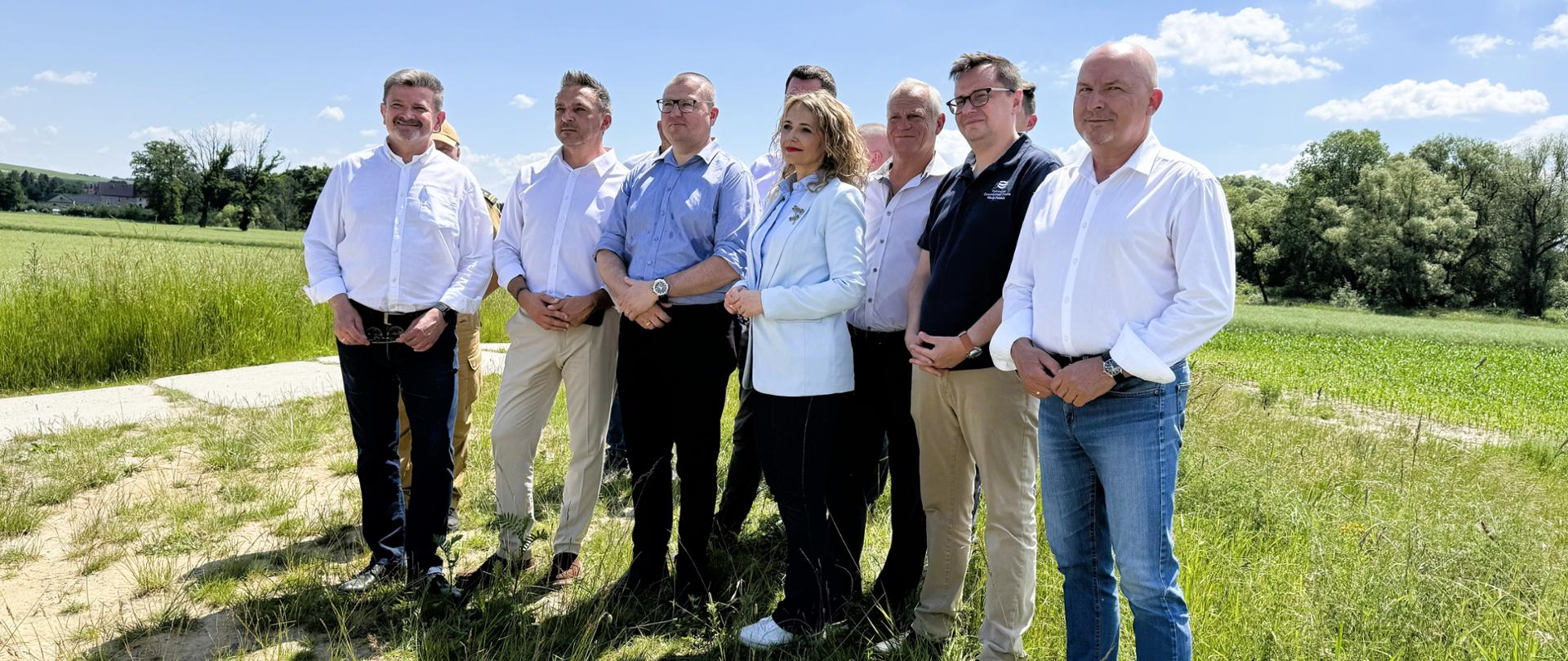Wizyta prezesa Wód Polskich Mateusza Balcerowicza na Opolszczyźnie - 19.06.2026