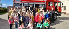 Dzieci z wizytą w Jednostce Ratowniczo – Gaśniczej w Żurominie
