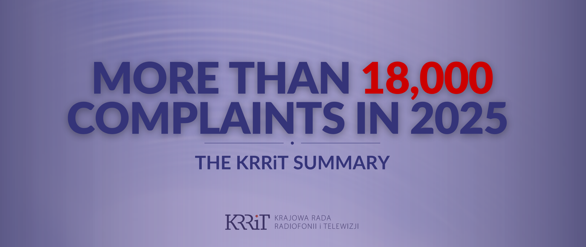 More than 18,000 Complaints in 2025 – the KRRiT Summary
