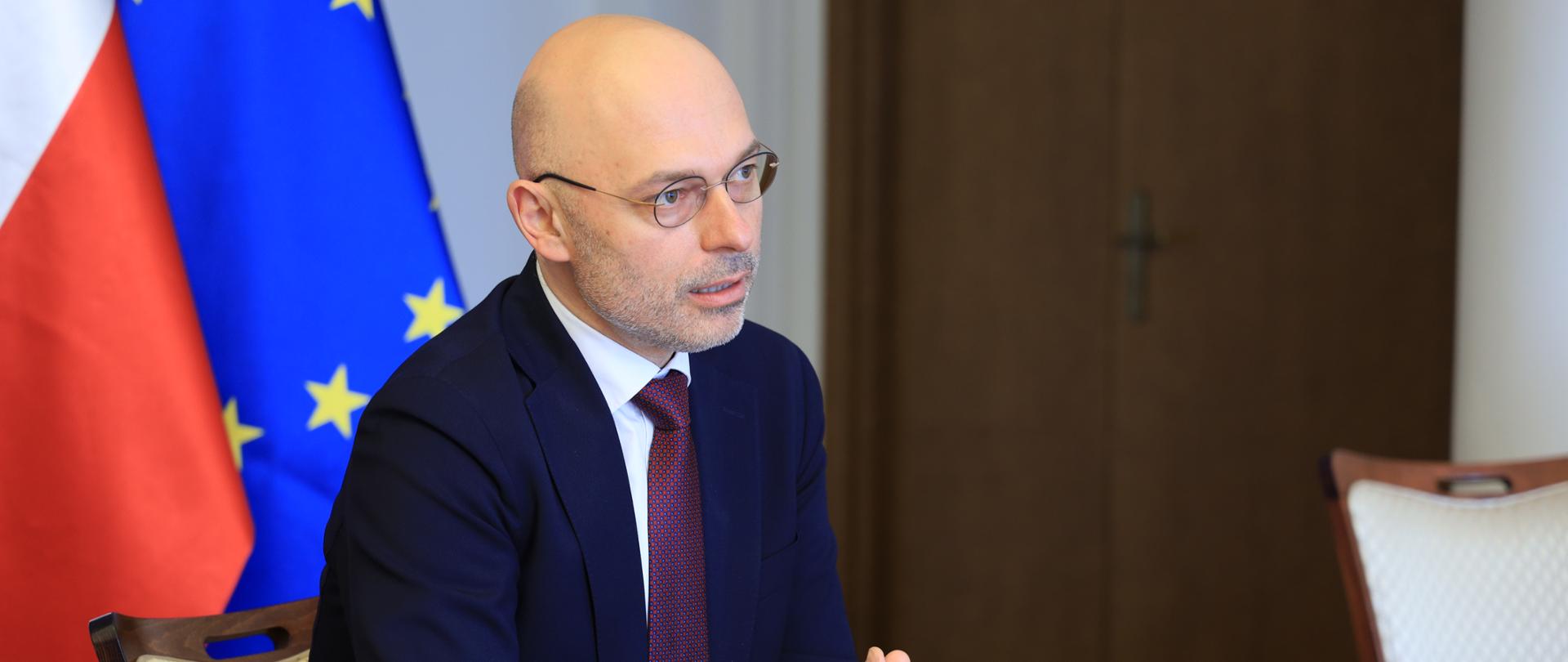 Minister klimatu i środowiska Michał Kurtyka 