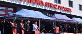 Zdjęcie przedstawia uroczystość Wojewódzkich obchodów Dnia Strażaka