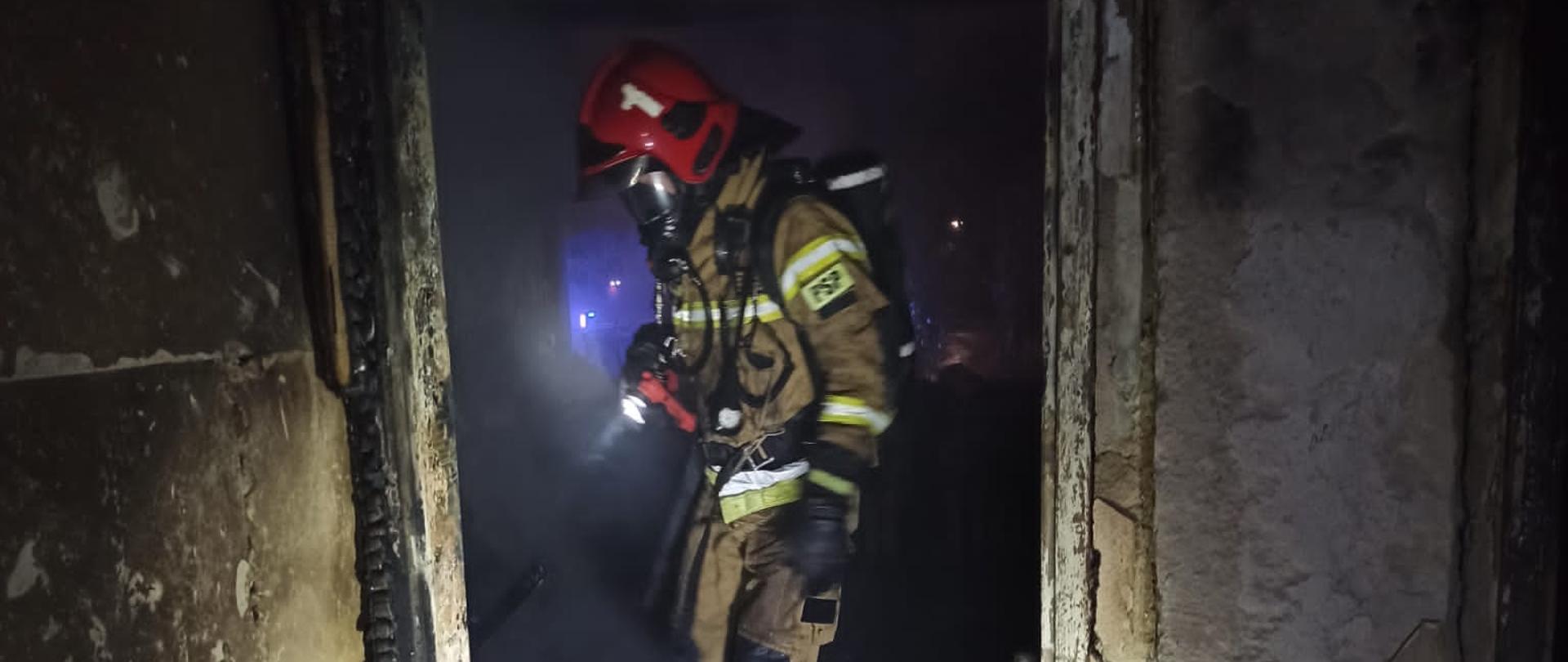 Interwencja strażaków na ul. Czaqrnieckiego