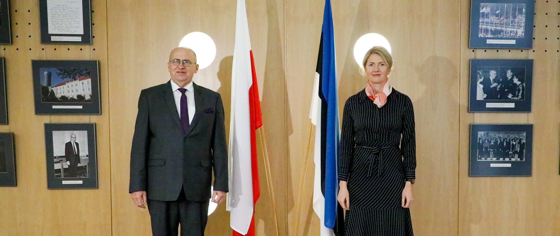 minister Zbigniew Rau złożył wizytę w Estonii, podczas której spotkał się z minister spraw zagranicznych Evą-Marią Liimets