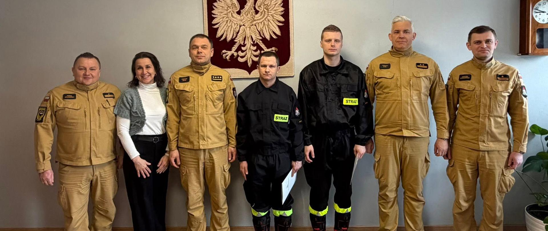 Ślubowanie strażaków