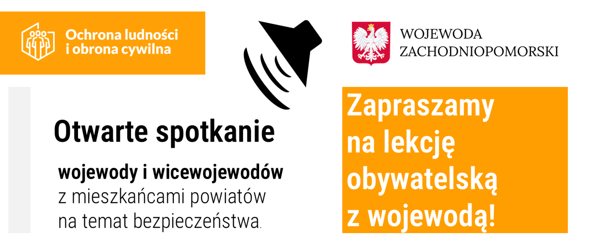 otwarte spotkania wojewody i wicewojewodów z mieszkańcami powiatów na temat bezpieczeństwa 