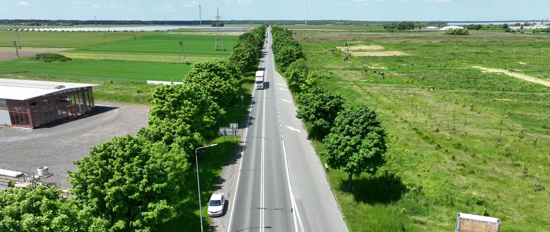 DK45 na trasie Krapkowice - Rogów Opolski