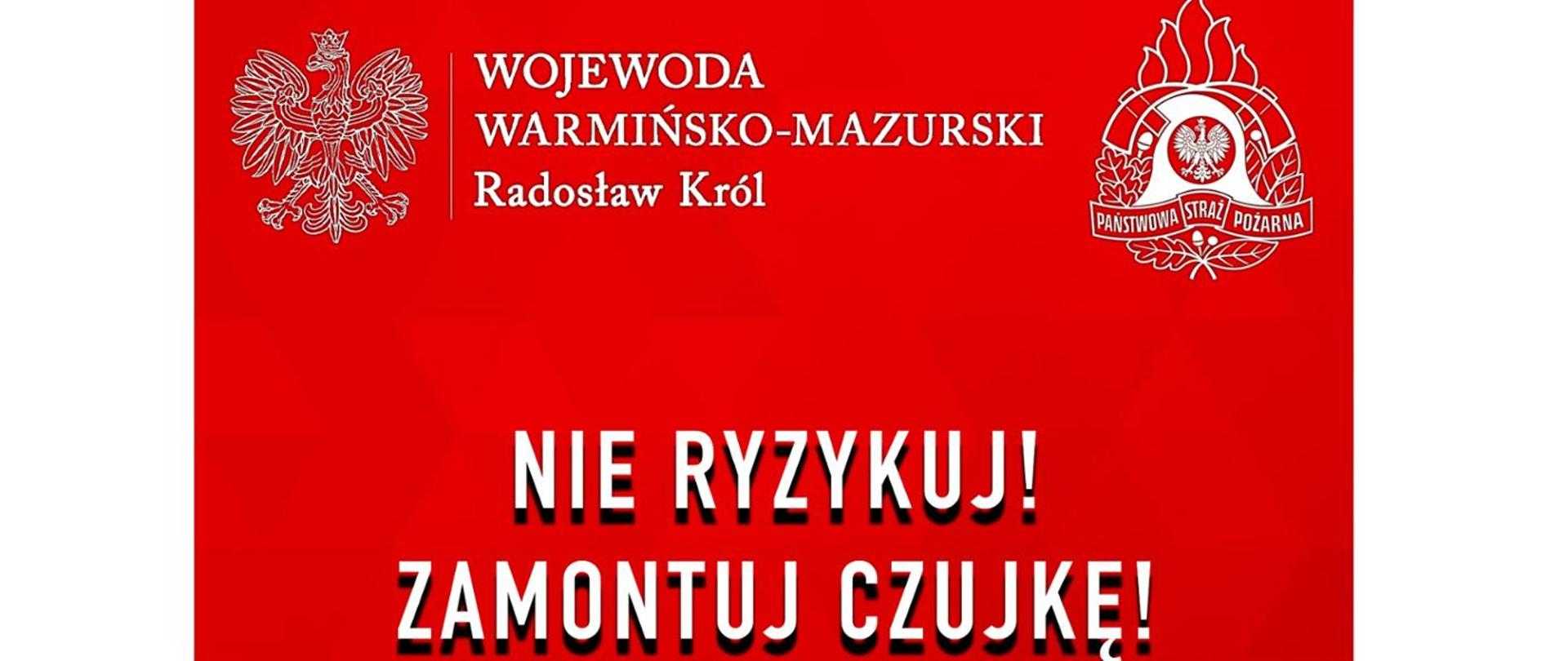 Komunikat Wojewody Warmińsko-Mazurskiego