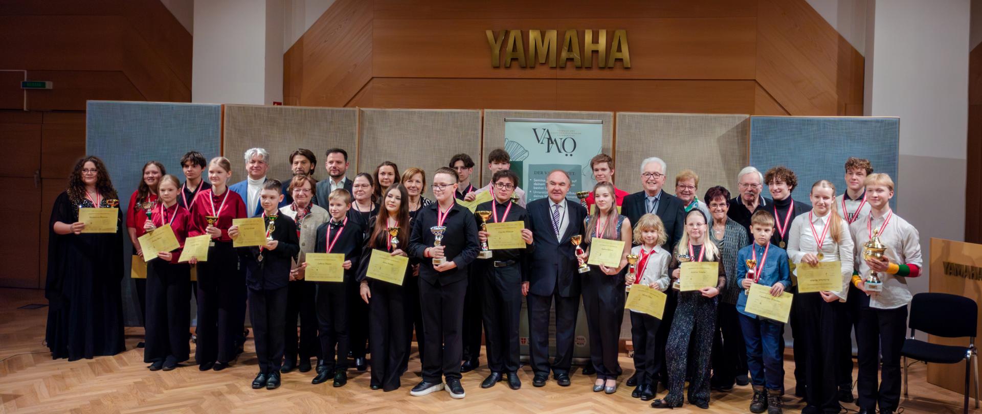 Uczestnicy Międzynarodowego 41. Akordeonowego Konkursu VAMÖ