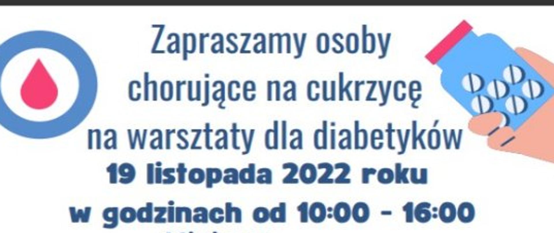 Zaproszenie na warsztaty dla diabetyków w Mrągowie 