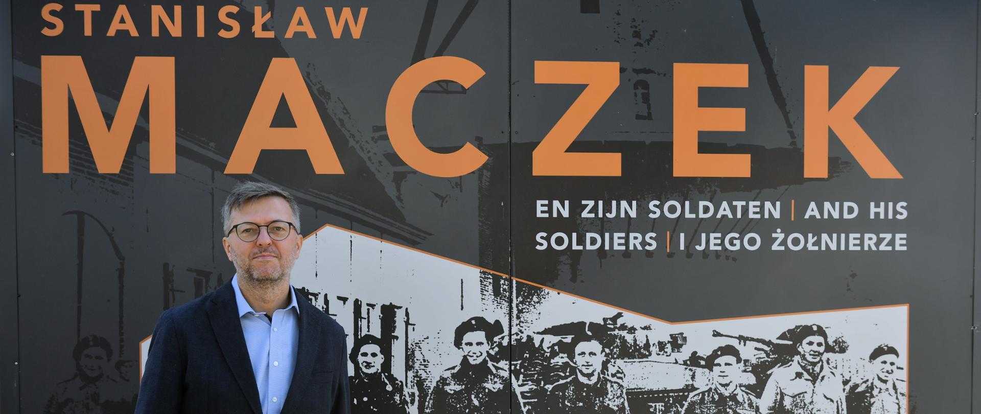 W Bredzie otwarto multimedialną ekspozycję poświęconą żołnierzom gen. Maczka, Fot. Adam Warzawa/PAP