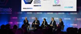 Na zdjęciu uczestnicy panelu dyskusyjnego podczas Samorządowego Kongresu Finansowego Local Trends 2026 w Sopocie