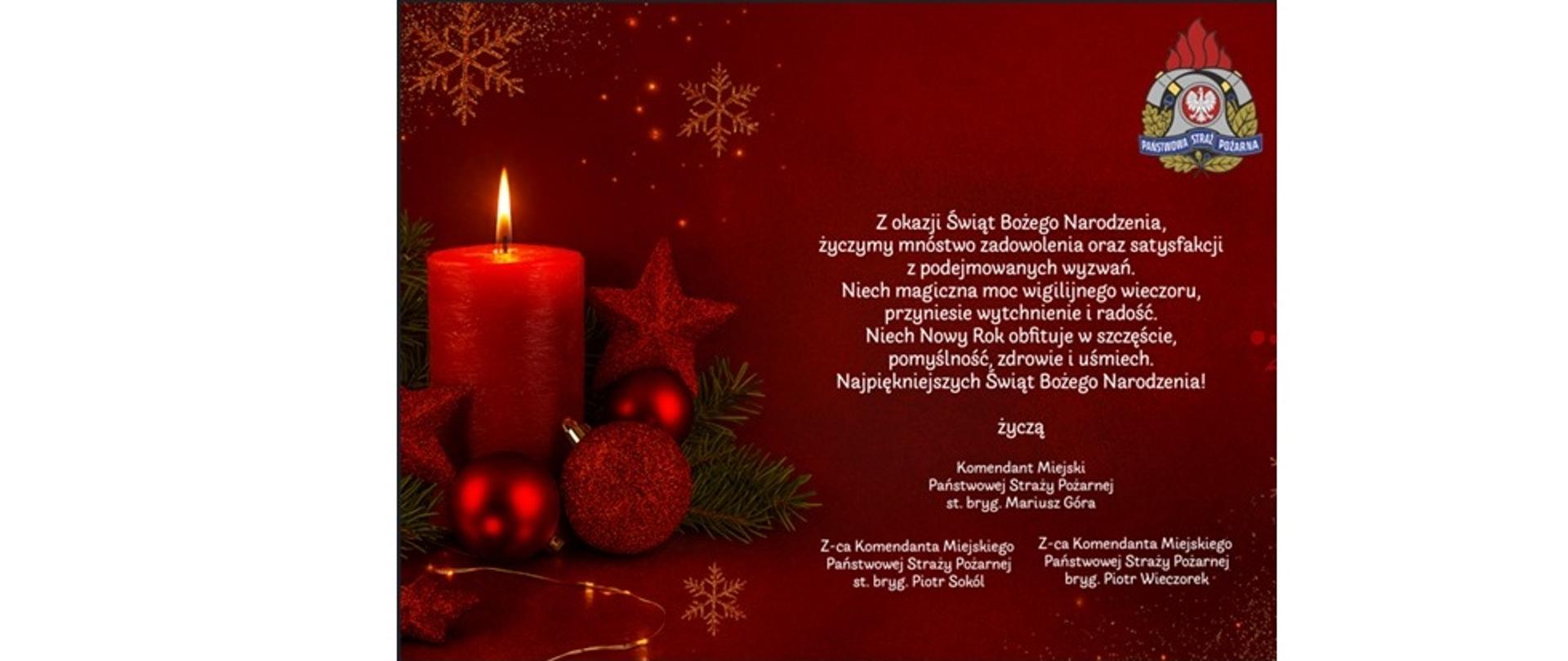 Życzenia Komendanta Miejskiego PSP w Kielcach