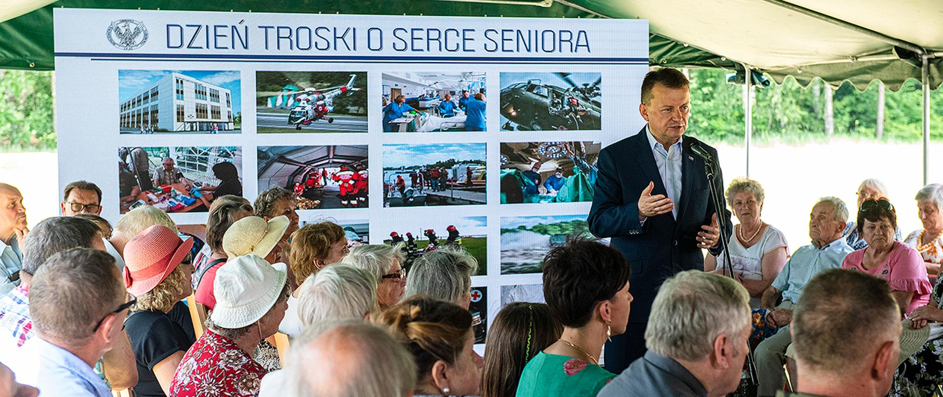 W piątek, 7 czerwca, w Białobrzegach Mariusz Błaszczak, minister obrony narodowej uczestniczył w spotkaniu pod hasłem „Dzień troski o serce seniora”, organizowanym przez Wojskowy Instytut Medyczny.