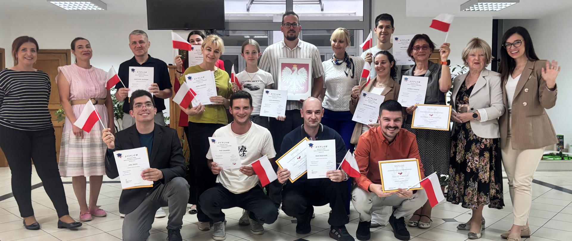 Zakończona kolejna edycja kursu języka polskiego dla Czarnogórców