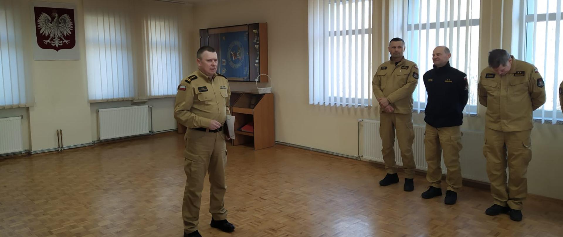 Spotkanie z okazji Świąt Wielkanocnych. Życzenia komendanta miejskiego.