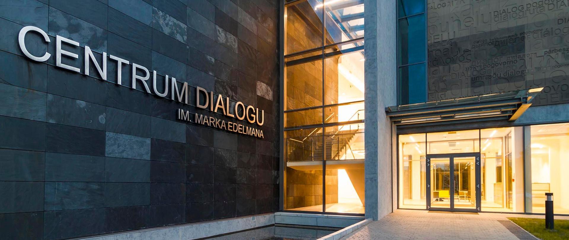 Na zdjęciu widok na budynek Centrum Dialogu im. M Edelmana w Łodzi