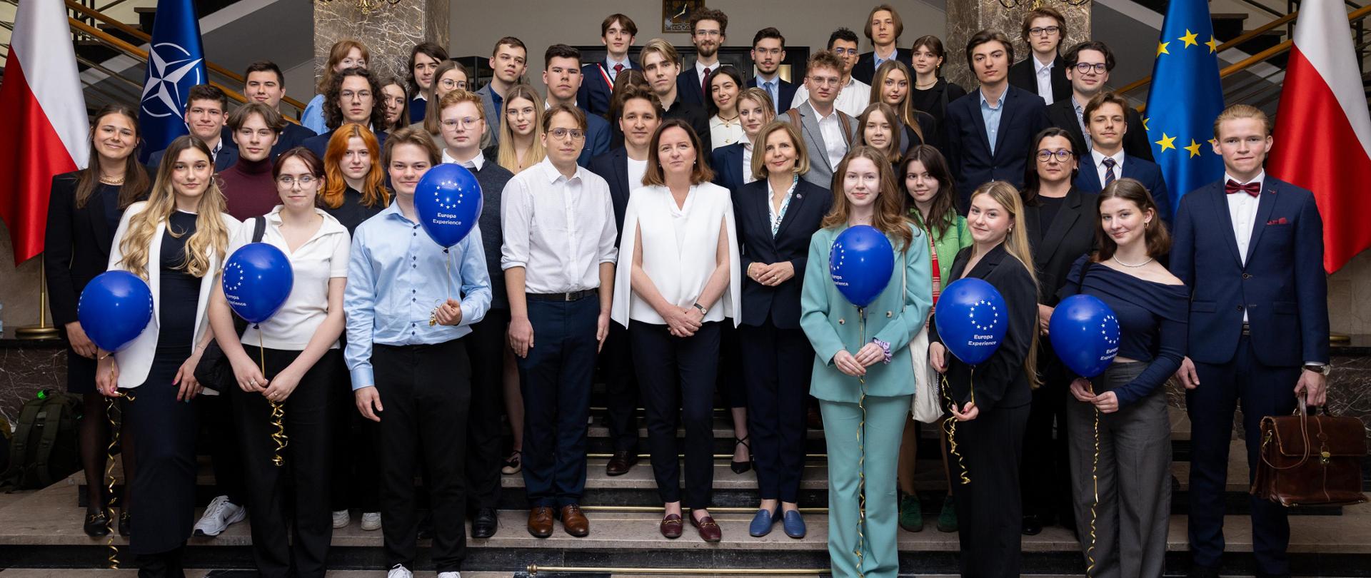 Deputy Minister Anna Radwan holds debate with students to mark Poland’s 20 years in European Union