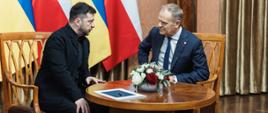 Spotkanie Premiera Donalda Tuska z Prezydentem Wołodymyrem Zełenskim