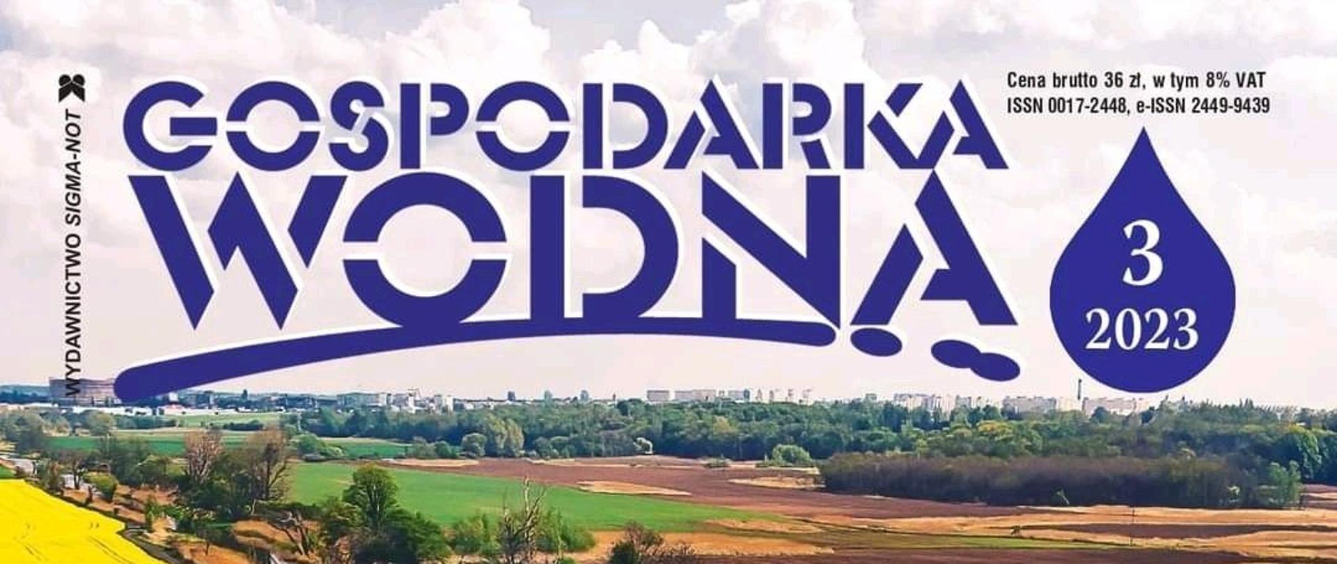 okładka czasopisma Gospodarka Wodna