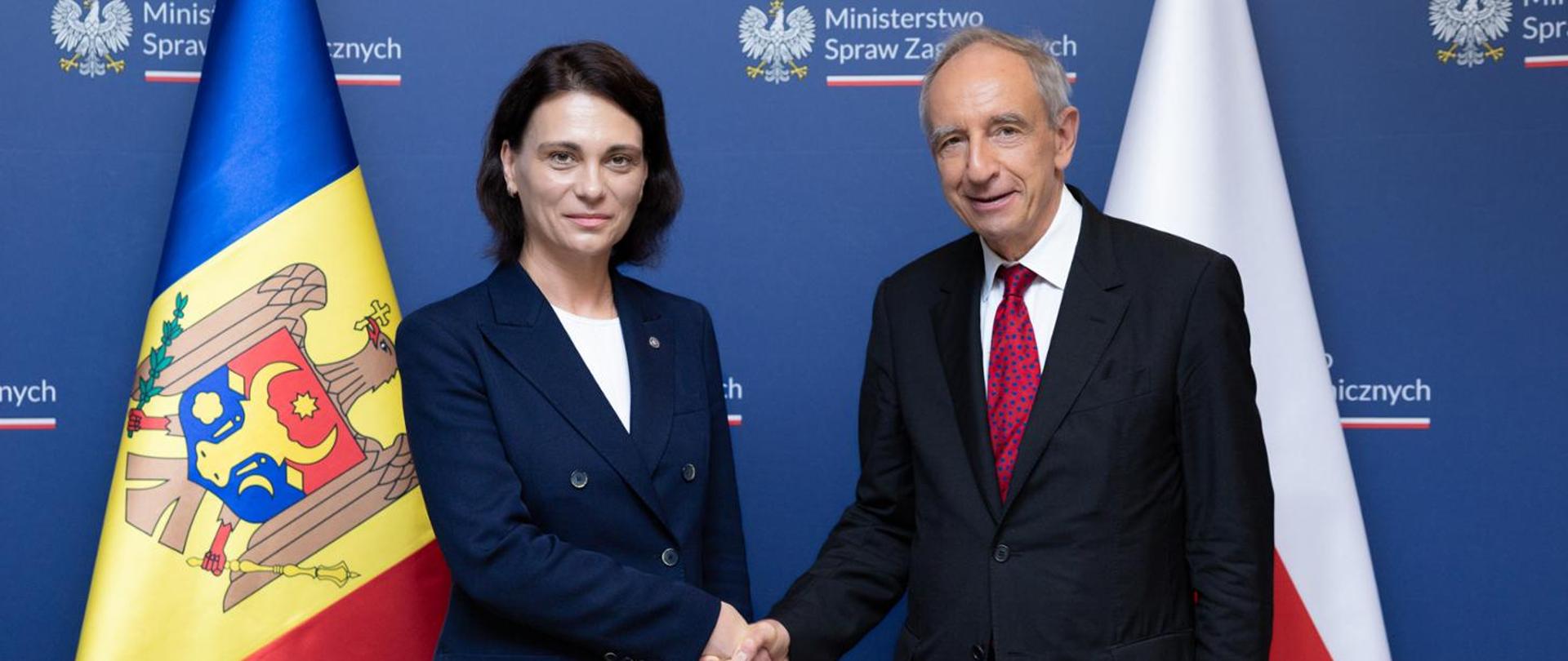 Spotkanie wiceministra Władysława Teofila Bartoszewskiego z ministrem spraw wewnętrznych Mołdawii