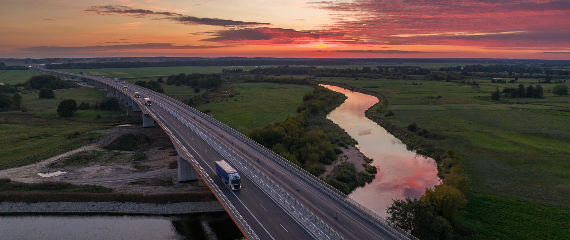 S61 Łomża Zachód - Kolno, most na Narwi