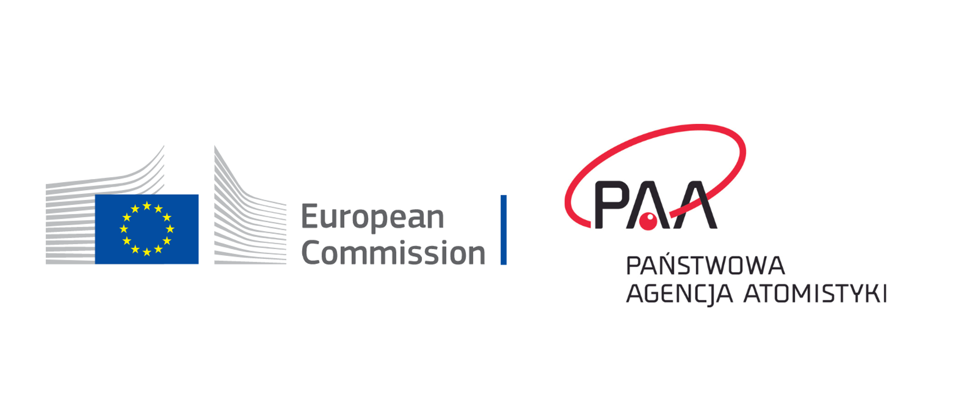 Logotypy Komisji Europejskiej i PAA