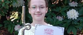 Lilianna Mizura z dyplomem International MOZART Competition we Wiedniu