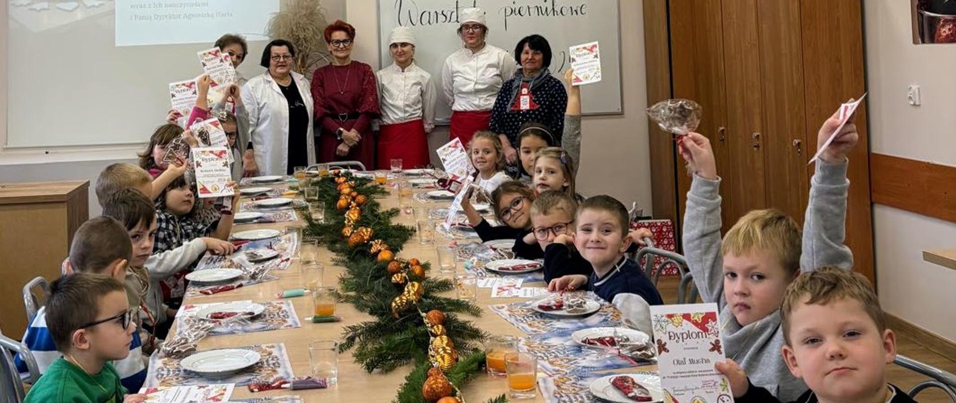 Uczestnicy warsztatów dla przedszkolaków