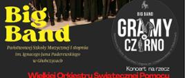 Koncert Big Bandu Państwowej Szkoły Muzycznej I stopnia w Głubczycach w ramach Wielkiej Orkiestry Świątecznej Pomocy - 25 stycznia 2026 r, godzina 18:30 Sala Pod Aniołem Ratusz w Głubczycach
