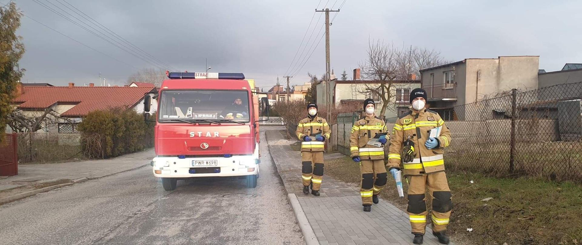 Kolportaż ulotek informacyjnych