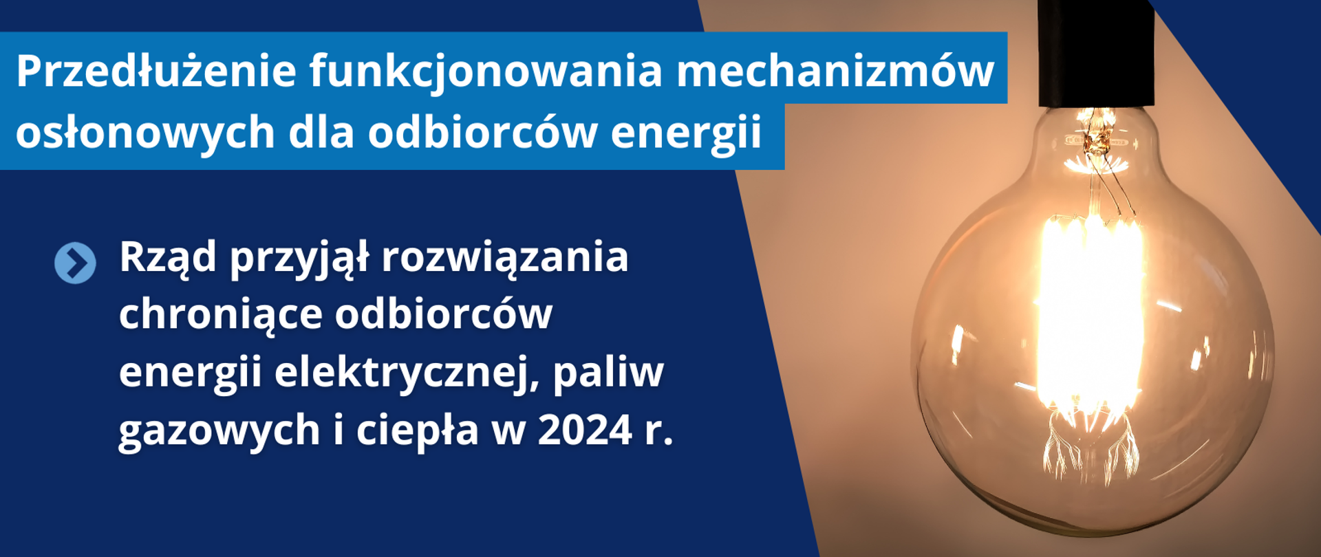 Rząd przyjął rozwiązania chroniące odbiorców energii elektrycznej, paliw gazowych i ciepła w 2024 r.