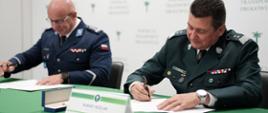 Podpisanie porozumienia o współpracy Głównego Inspektoratu Transportu Drogowego i Szkoły Policji Ruchu Drogowego w Sieradzu
