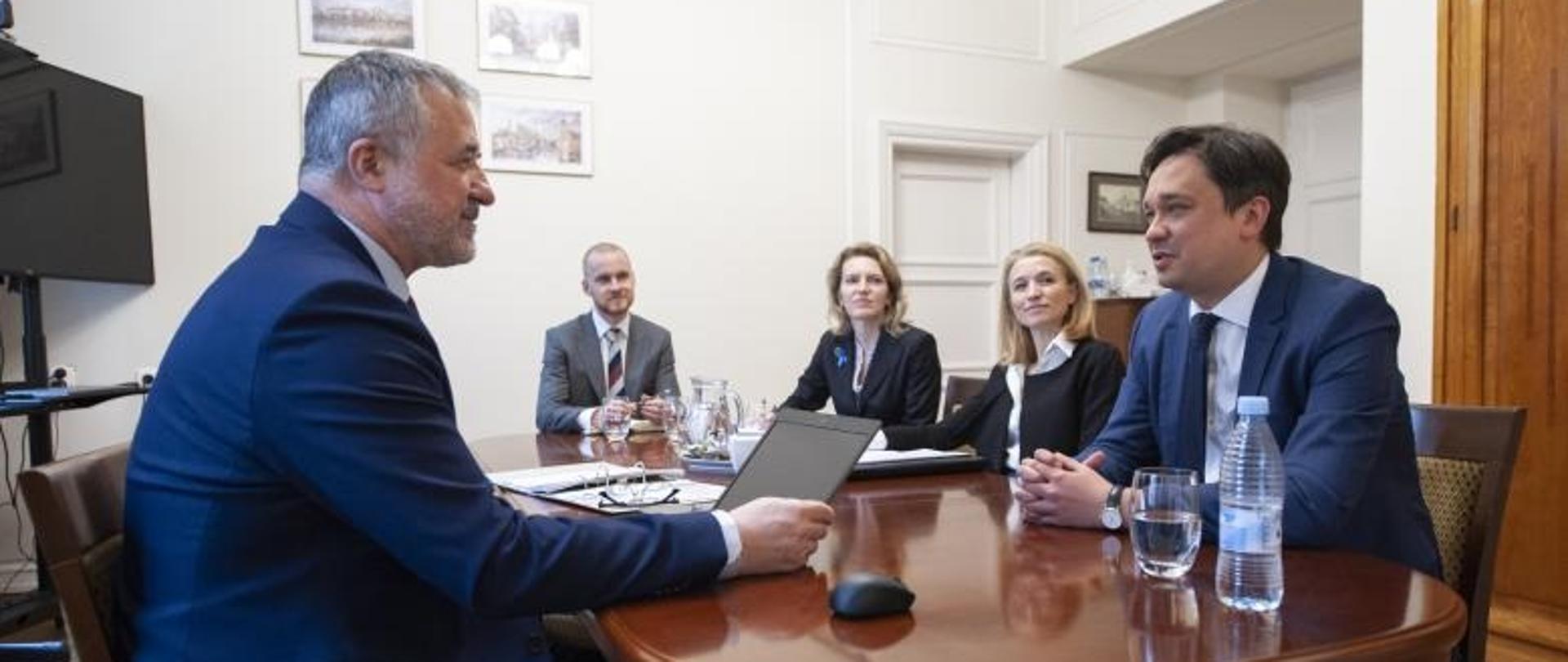 Zdjęcie ze Spotkania Marcina Wiącka z Głównym Geodetą Kraju, fot. Grzegorz Krzyżewski/BRPO