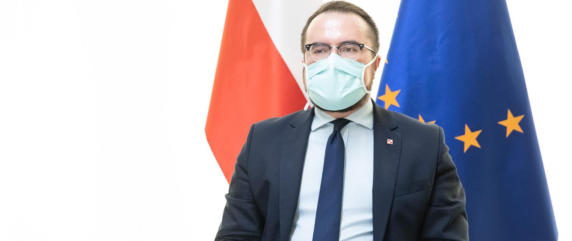 2020.06.08 Warszawa . Minister Pawel Jablonski . Wideokonferencja FAC DEV .Fot. Tymon Markowski / MSZ